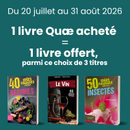 1 livre Quæ acheté = 1 livre offert