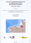 Carte des formations superficielles du domaine marin côtier de l'anse de Saint-Malo à Granville (Ille et vilaine - manche) Echelle 1/50 000 - Claude Augris - Ifremer