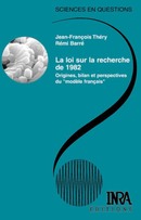 La loi sur la recherche de 1982 - Jean-François Théry, Rémi Barré - Éditions Quae