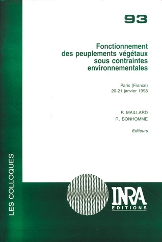 Fonctionnement des peuplements végétaux sous contraintes environnementales -  - Inra