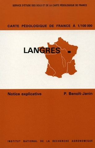 Soil Map of France, 1/100 000 - Pierre Benoît-Janin - Inra