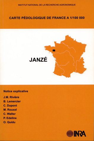 Carte pédologique de France à 1/100 000 - Janzé - Jean-Louis Rivière ...