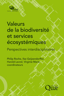 Valeurs de la biodiversité et services écosystémiques -  - Éditions Quae