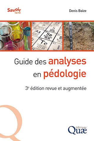 Guide des analyses en pédologie - Denis Baize - Éditions Quae