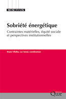Sobriété énergétique -  - Éditions Quae